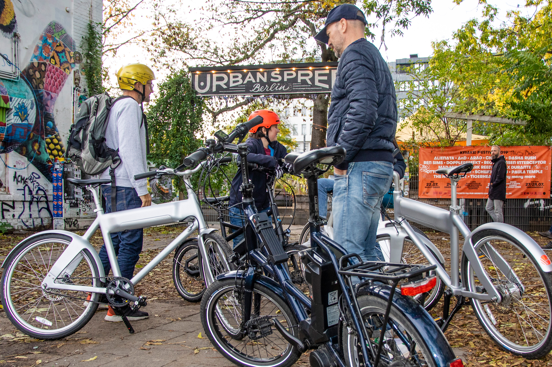 Urban Bike Tours auf dem RAW Gelände