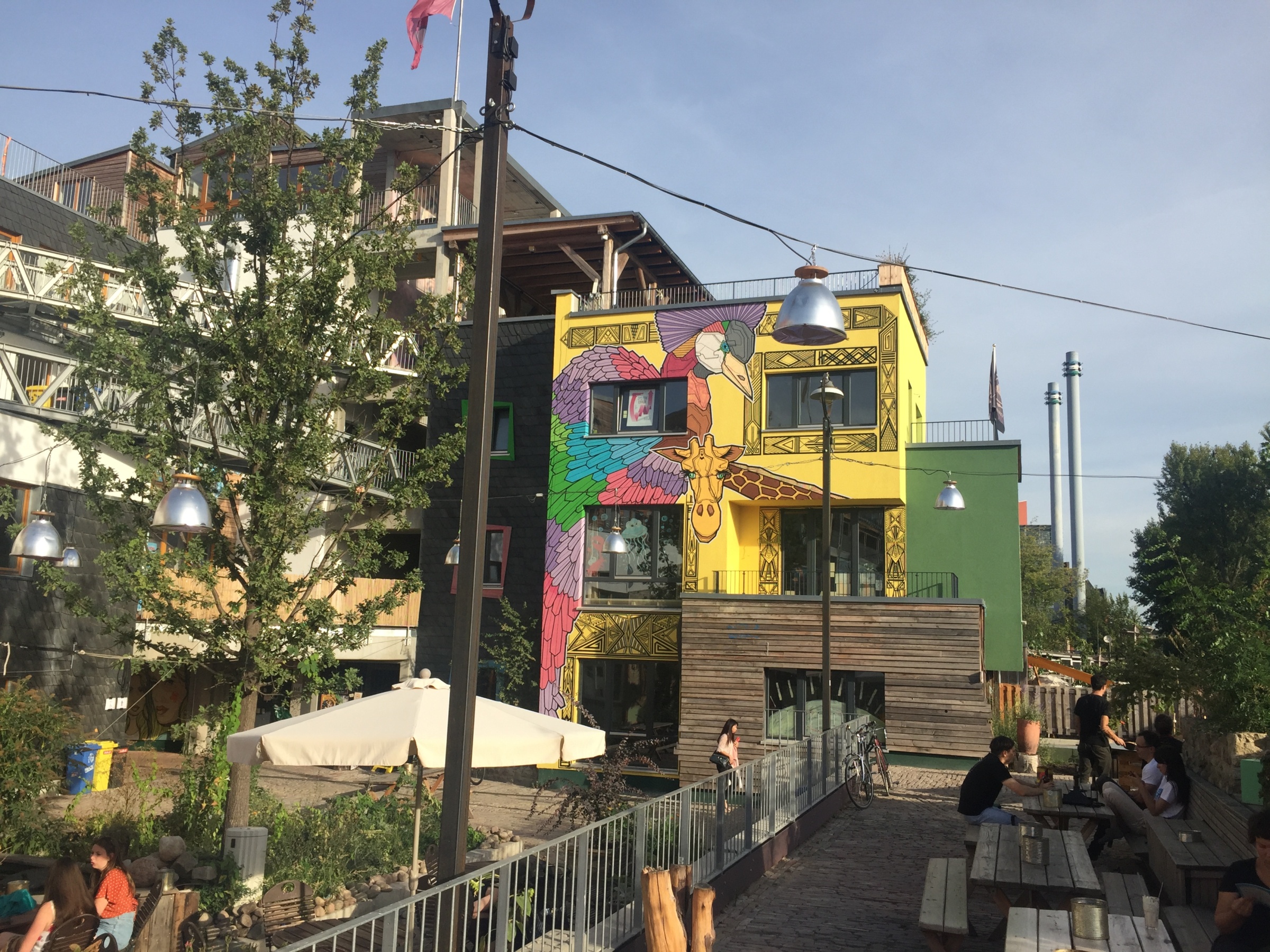 Blick aufs Holzmarktgelände