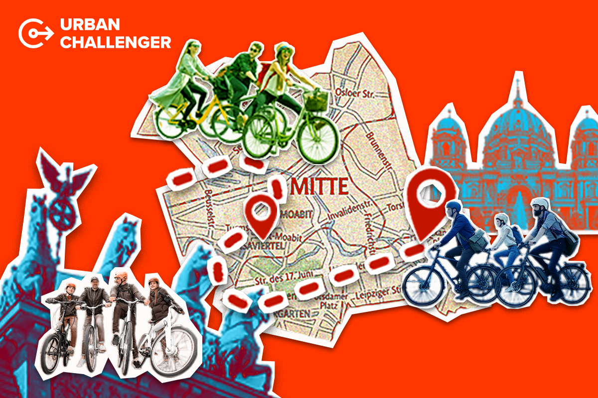 Die Urban Challenger Bike Rallye in Berlin Mitte
